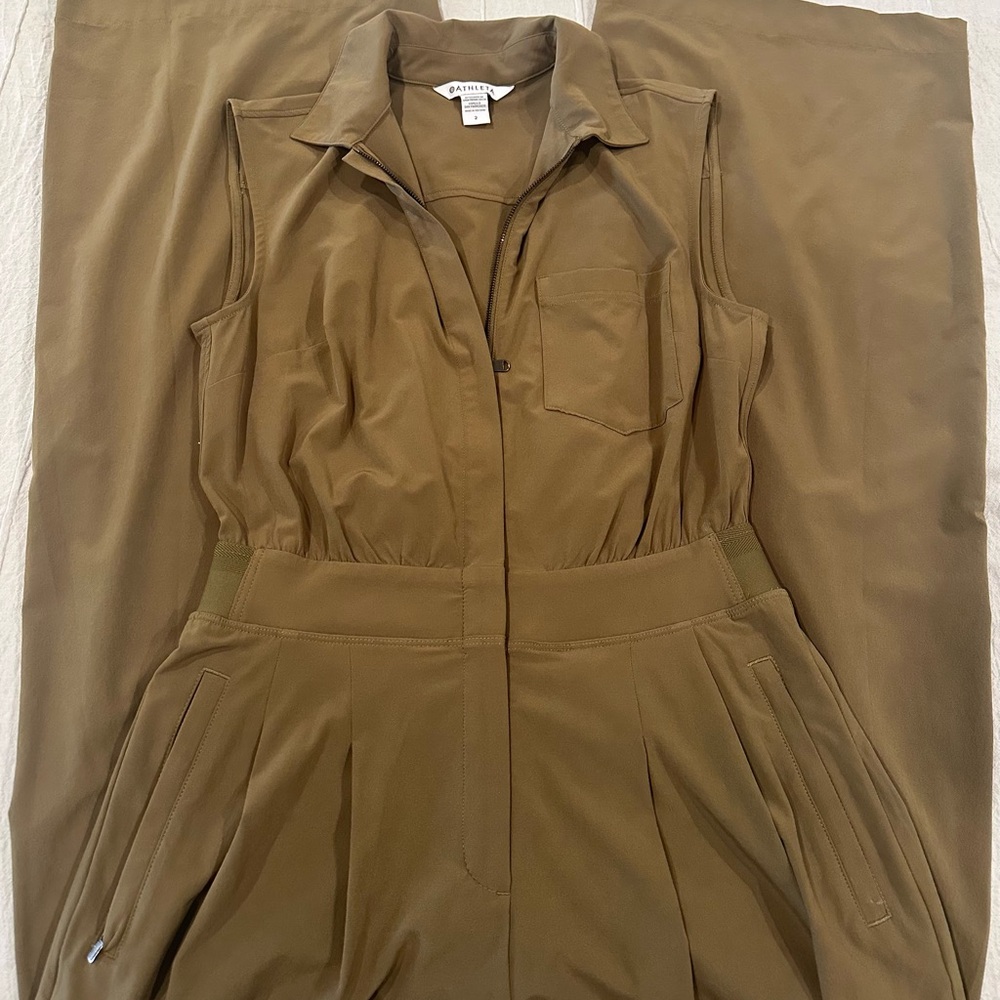 Athleta Olive Green Jumpsuit